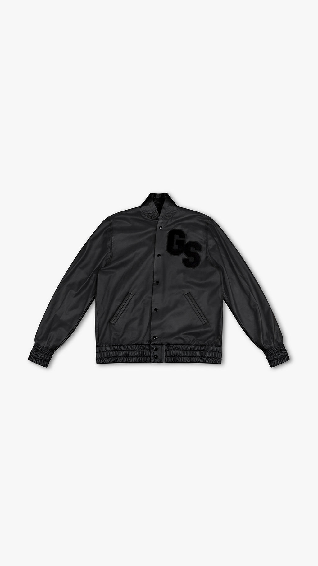 ITALIAN LAMBSKIN LEATHER VARSITY JACKET