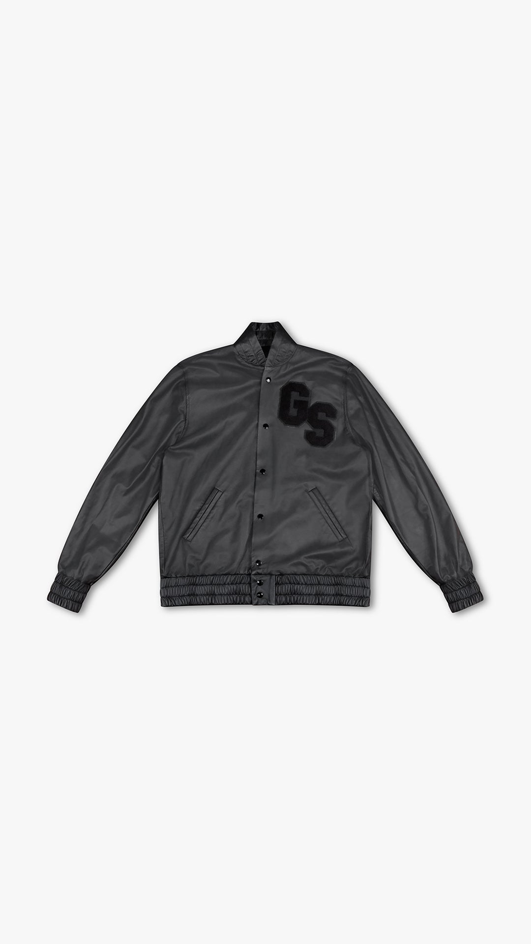 ITALIAN LAMBSKIN LEATHER VARSITY JACKET