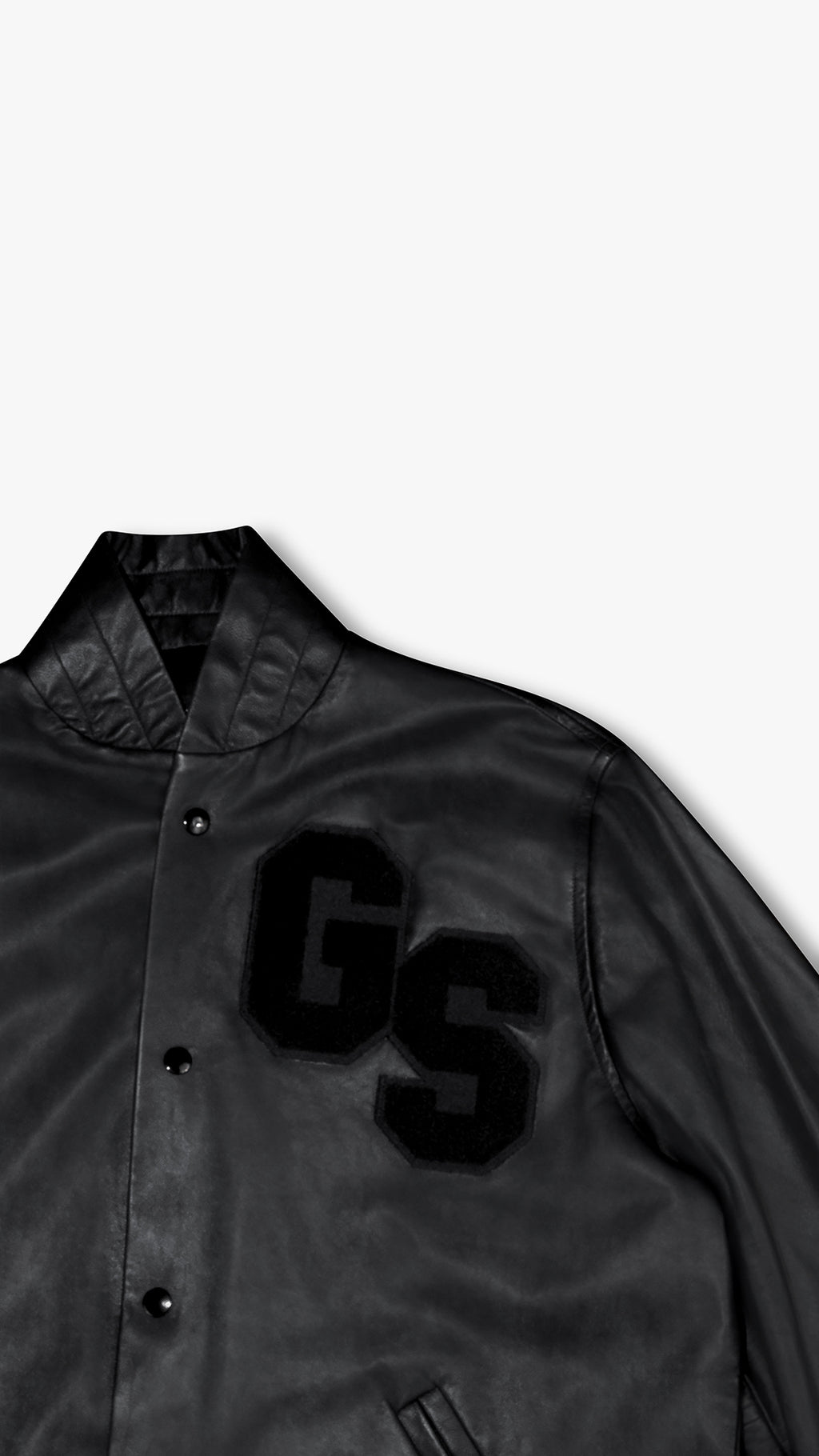 ITALIAN LAMBSKIN LEATHER VARSITY JACKET