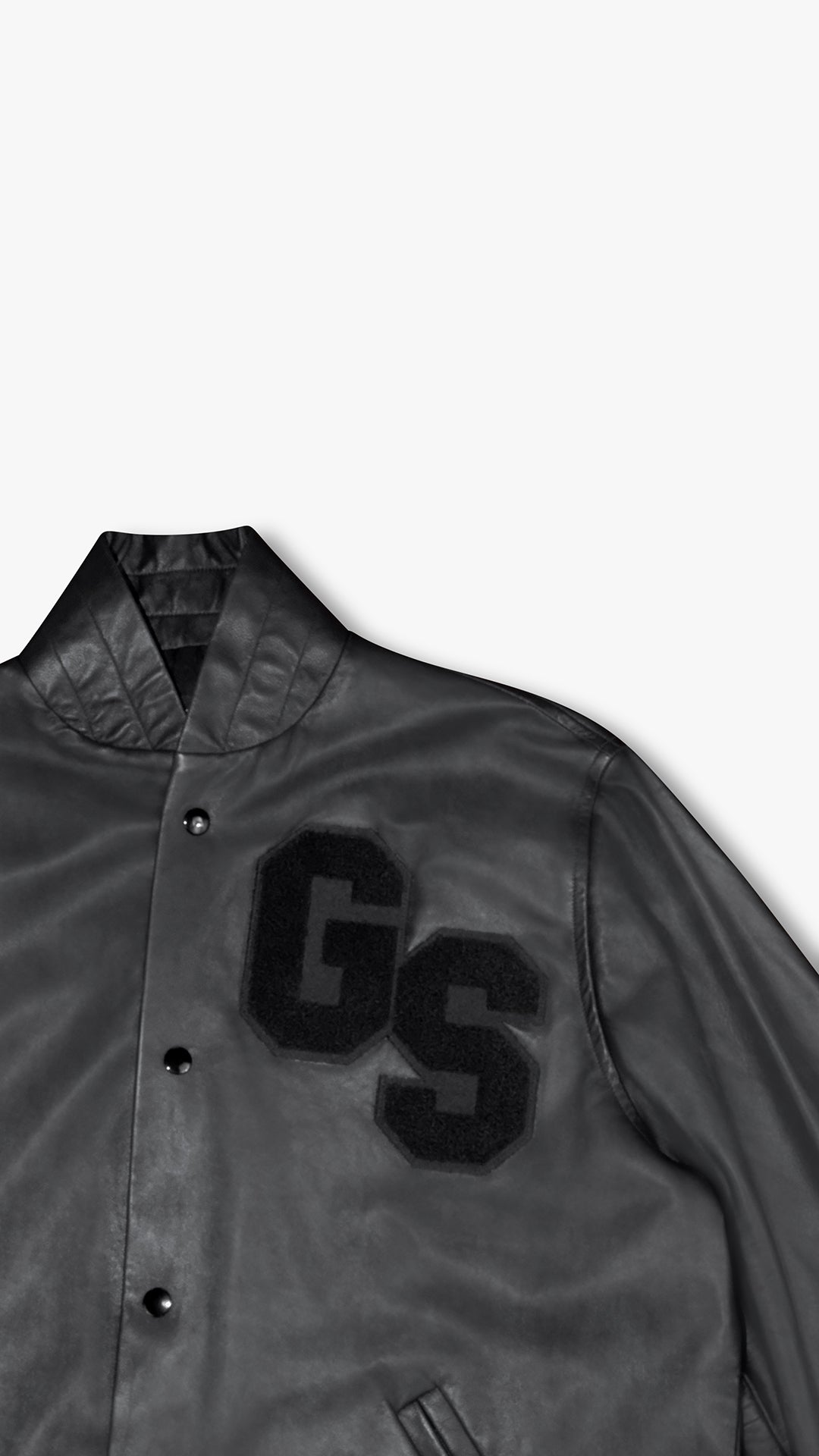 ITALIAN LAMBSKIN LEATHER VARSITY JACKET