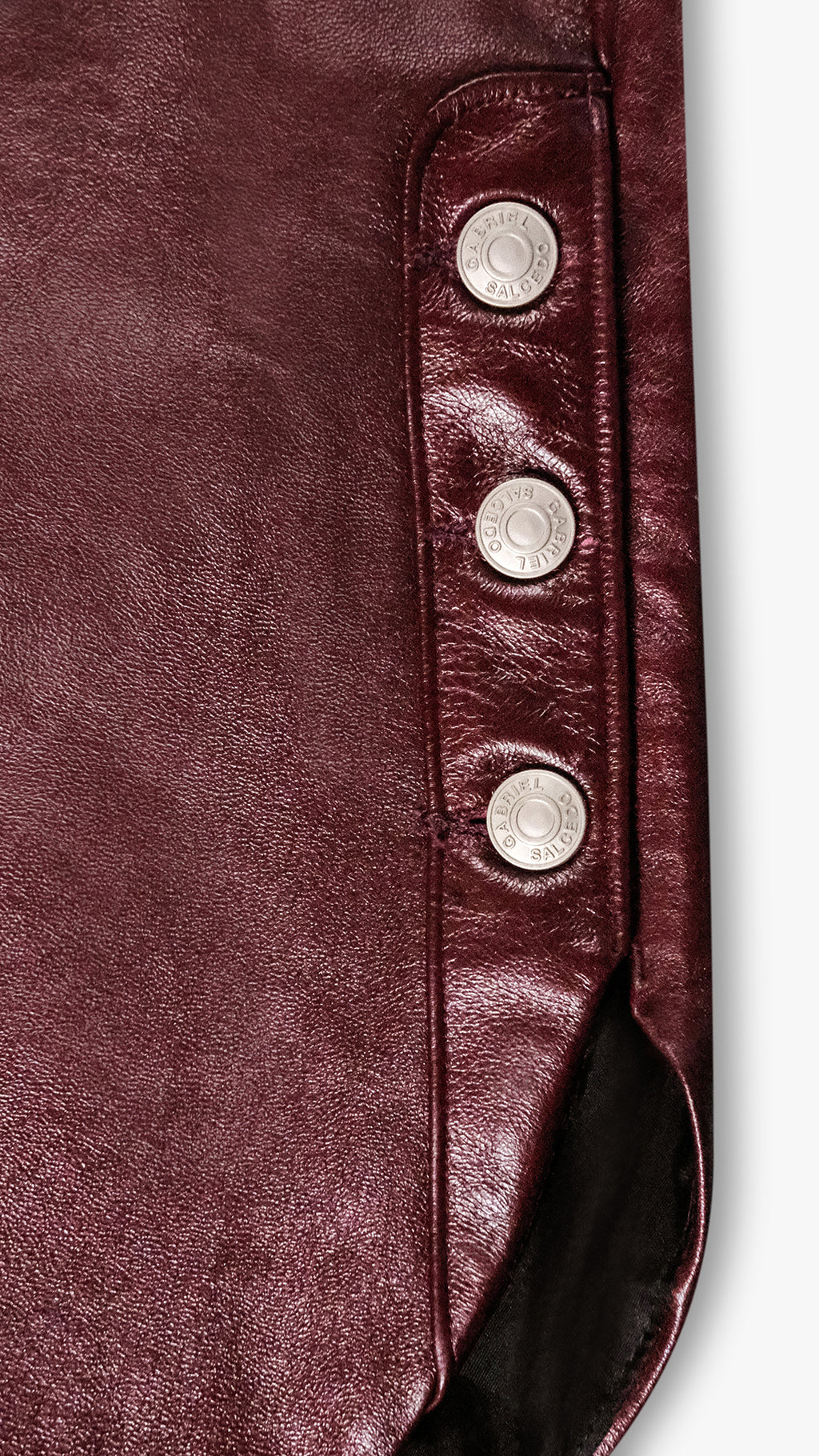 ITALIAN LAMBSKIN LEATHER OVERSIZED BUTTON UP