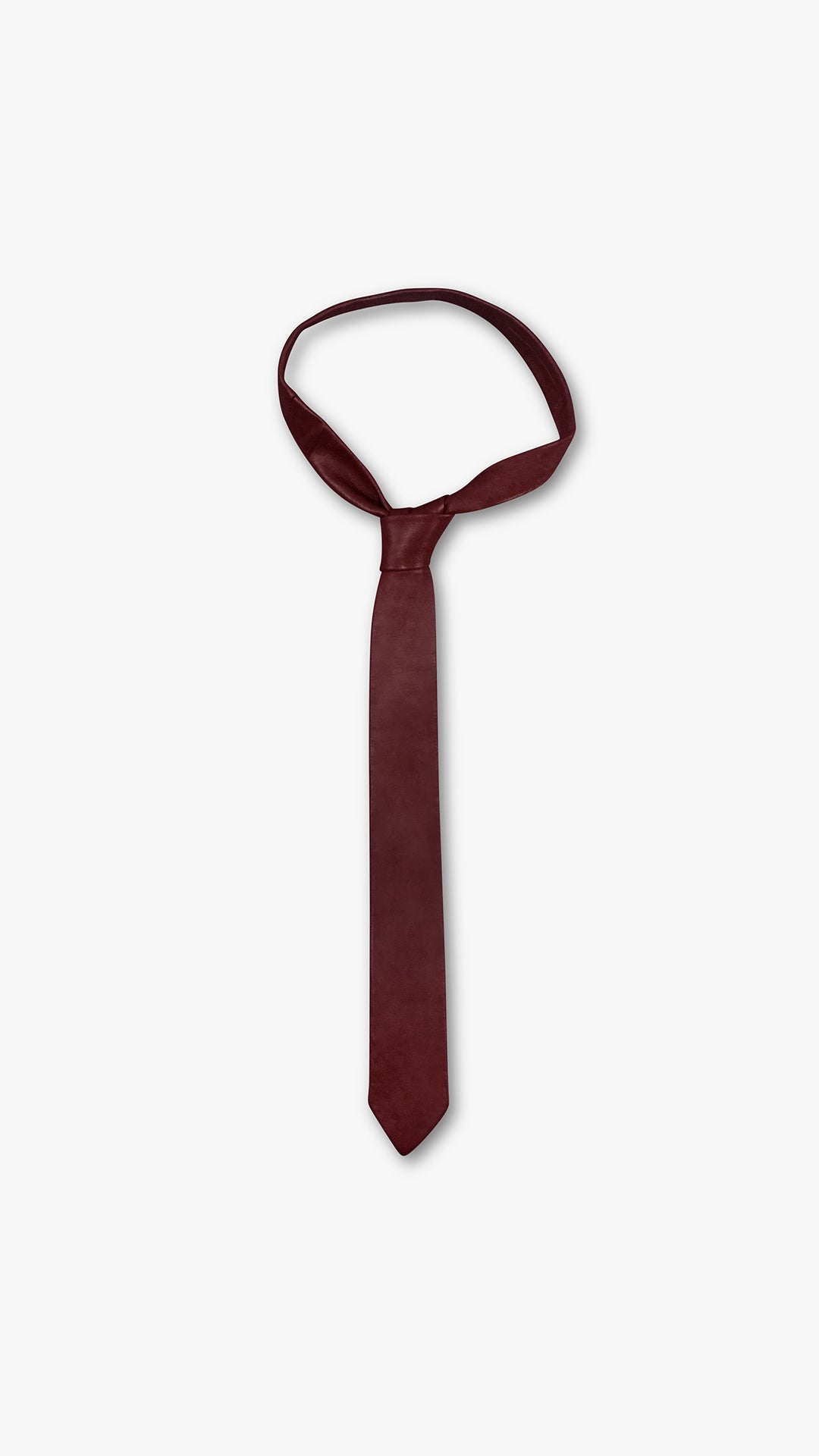 LAMBSKIN LEATHER TIE
