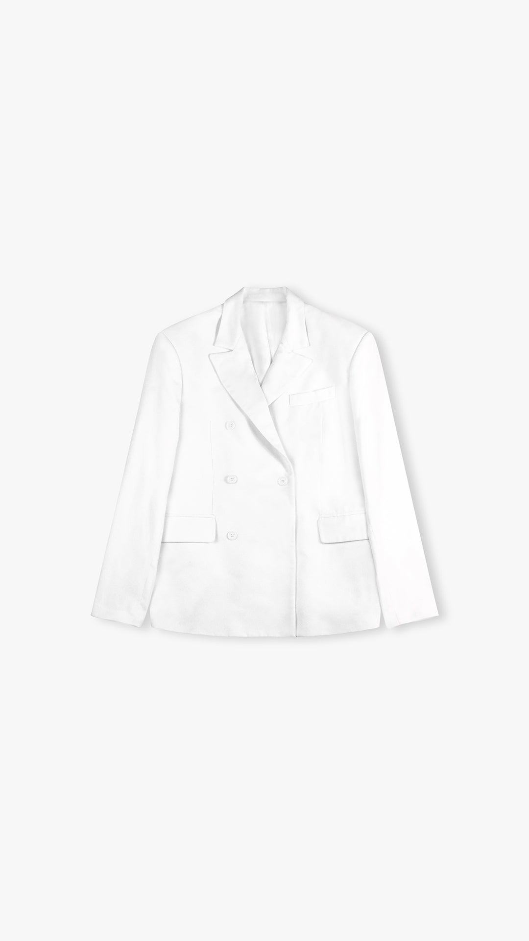 ITALIAN CASHMERE WOOL DOUBLE-BREASTED JACKET
