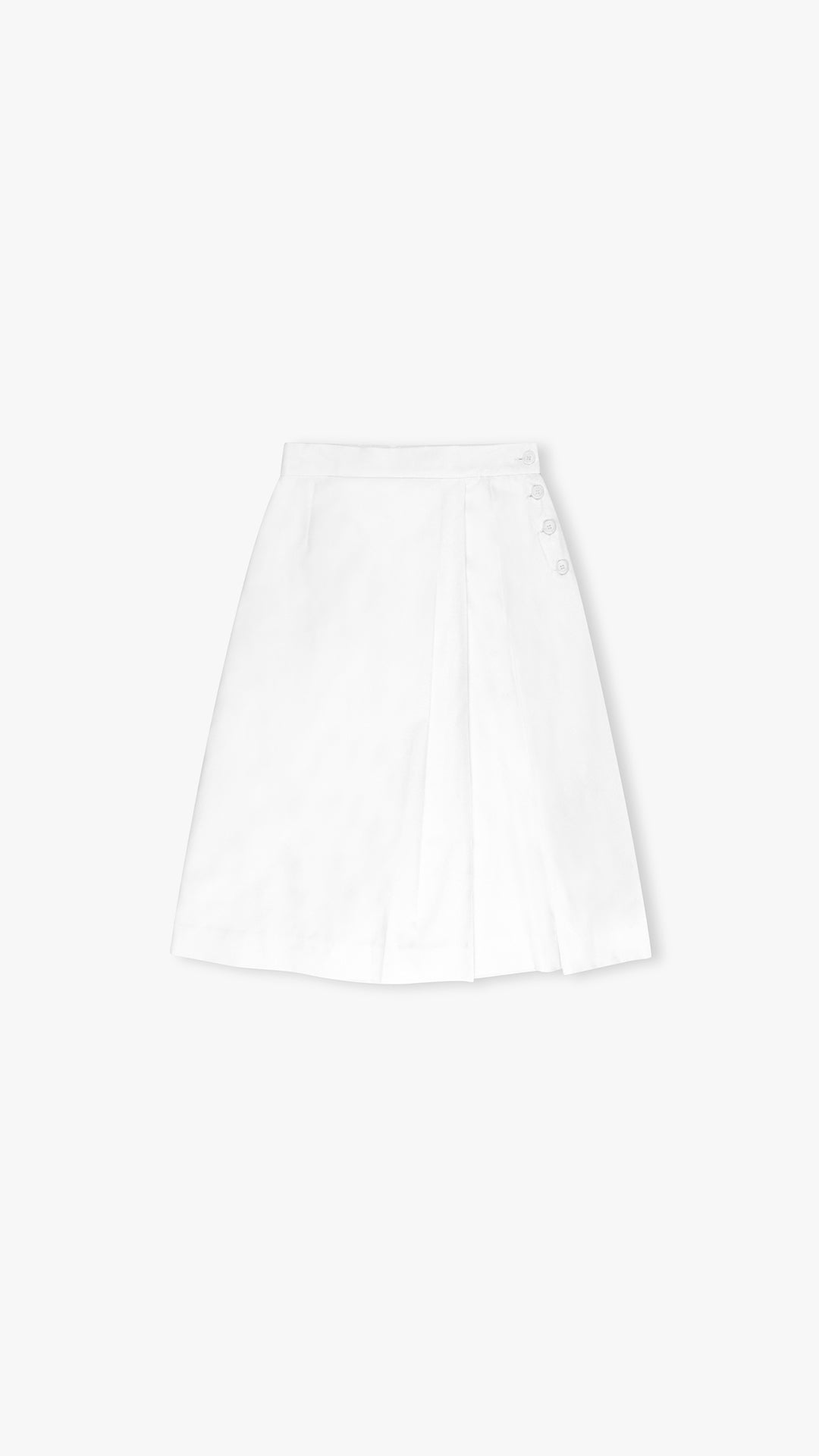 ITALIAN CASHMERE WOOL PLEATED SKIRT