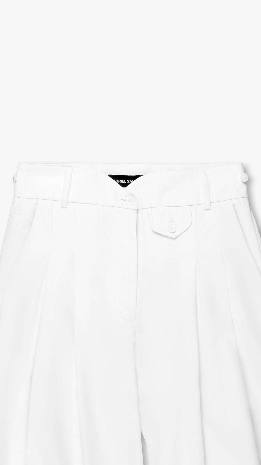 ITALIAN CASHMERE WOOL PLEATED TROUSERS