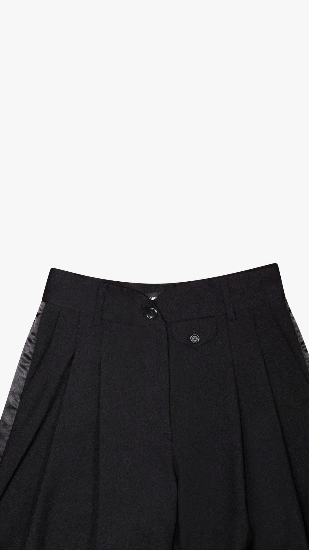 ITALIAN CASHMERE WOOL PLEATED TUXEDO TROUSER