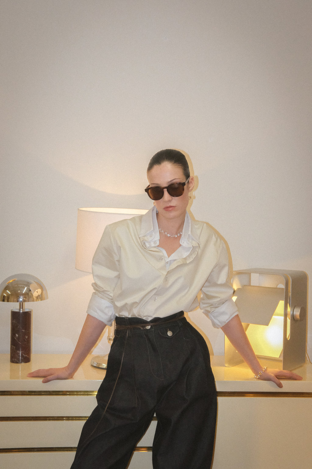 ITALIAN SHIRTING BUTTON-UP SHIRT