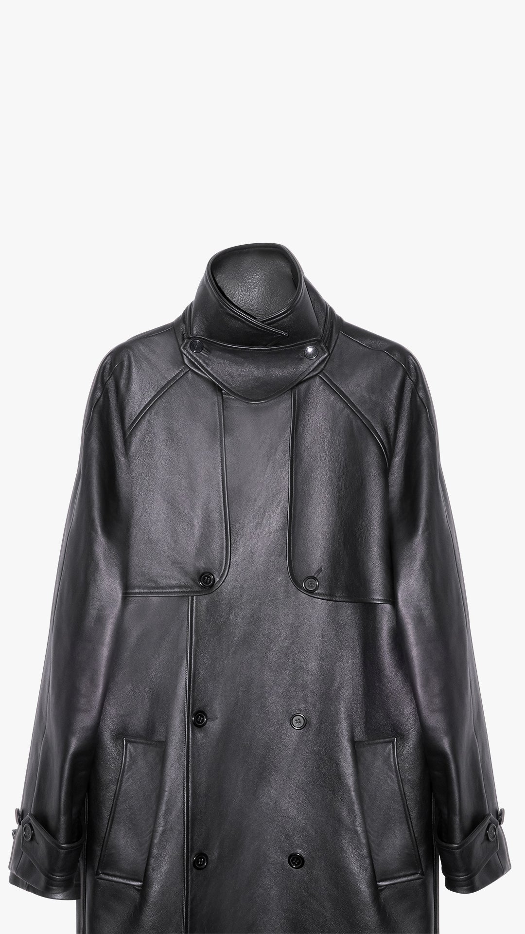 ITALIAN LAMBSKIN LEATHER TRENCH COAT