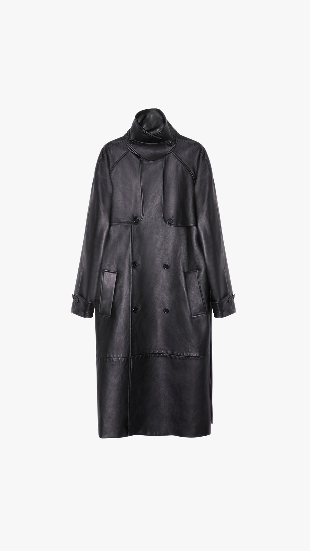 ITALIAN LAMBSKIN LEATHER TRENCH COAT