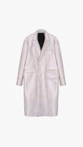 PONY HAIR DOUBLE BREASTED COAT