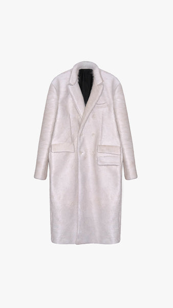 PONY HAIR DOUBLE BREASTED COAT – Gabriel Salcedo