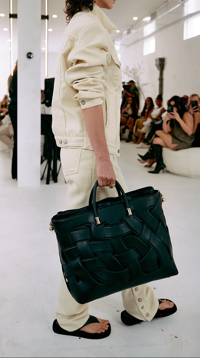 UPHOLSTERY BAGGY PANT