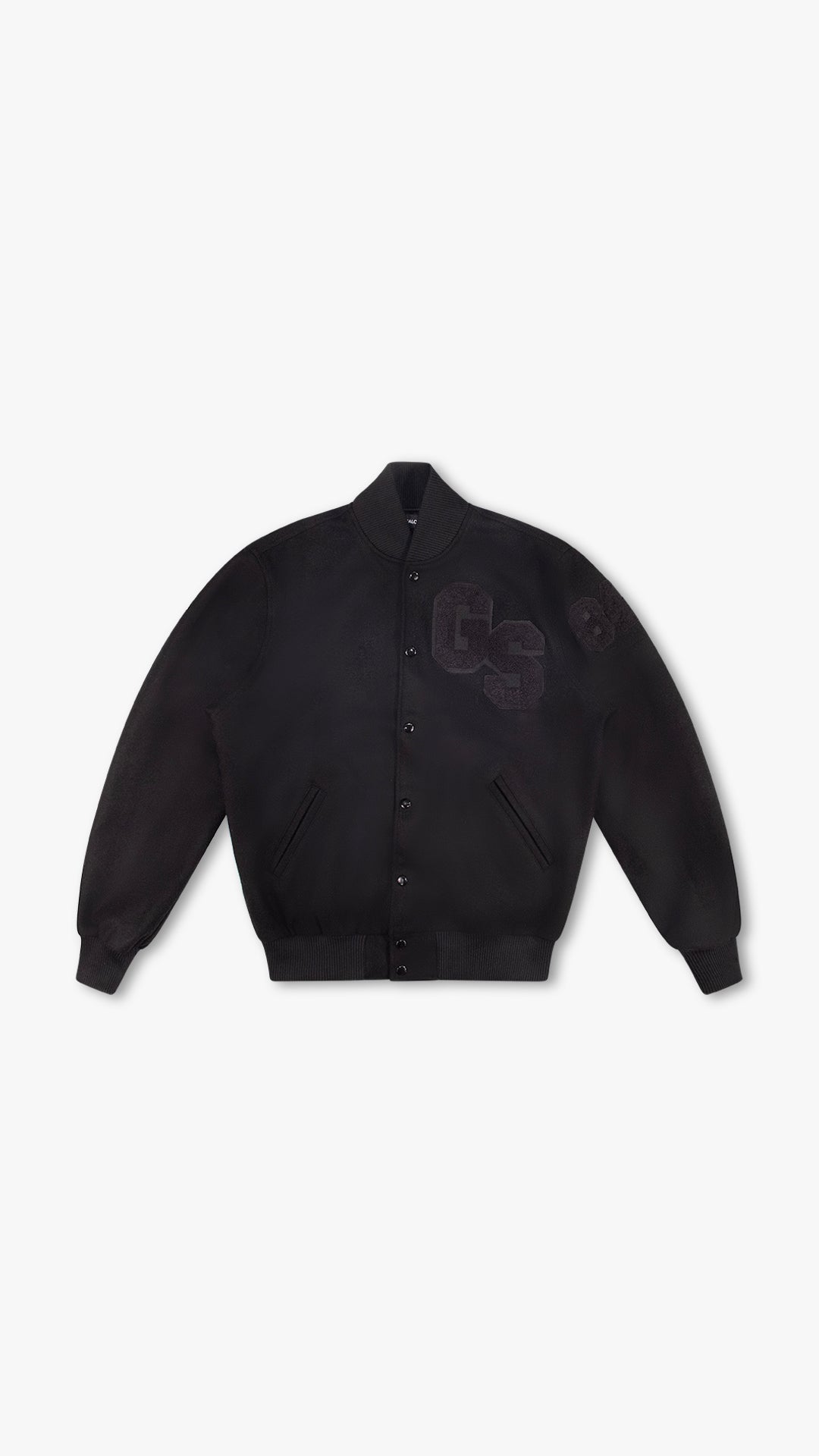 CASHMERE WOOL VARSITY JACKET