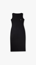 SLEEVELESS HIGH NECK DRESS