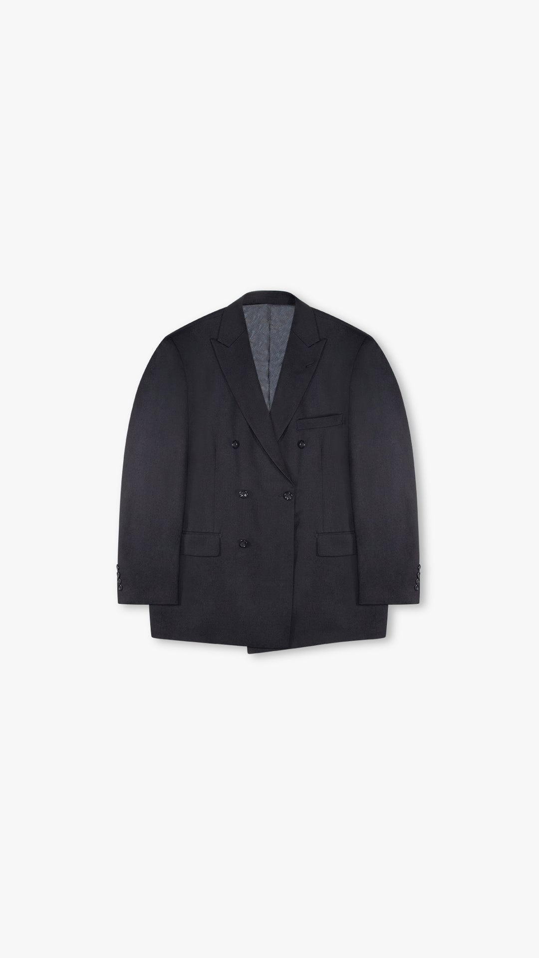 ITALIAN CASHMERE WOOL DOUBLE-BREASTED JACKET