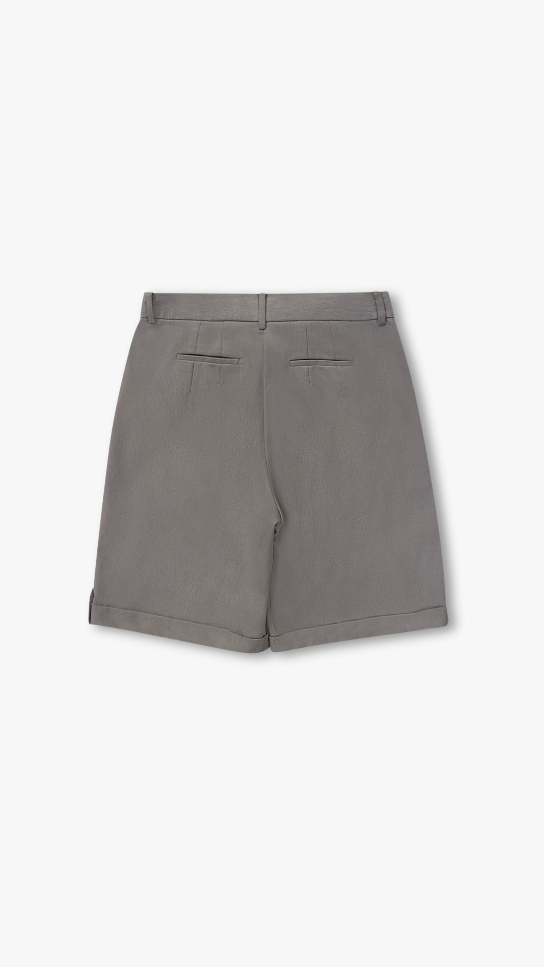 ITALIAN CASHMERE WOOL PLEATED SHORTS