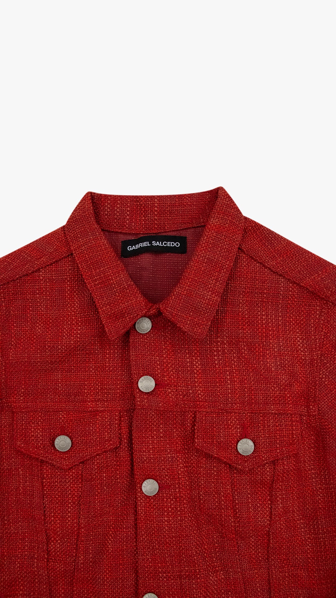 TWEED DENIM TRUCKER JACKET