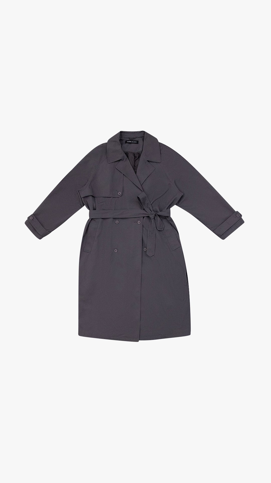 OVERSIZED DOUBLE-BREASTED TRENCH COAT