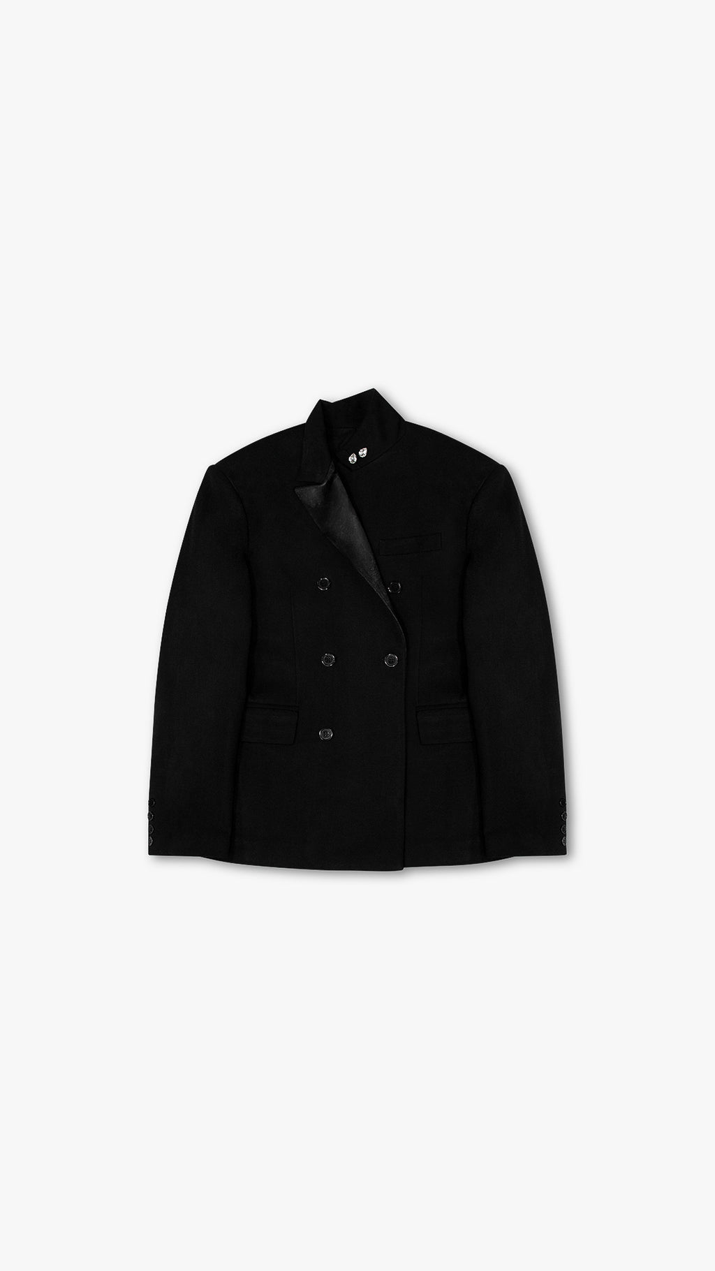 ITALIAN CASHMERE WOOL TUXEDO JACKET