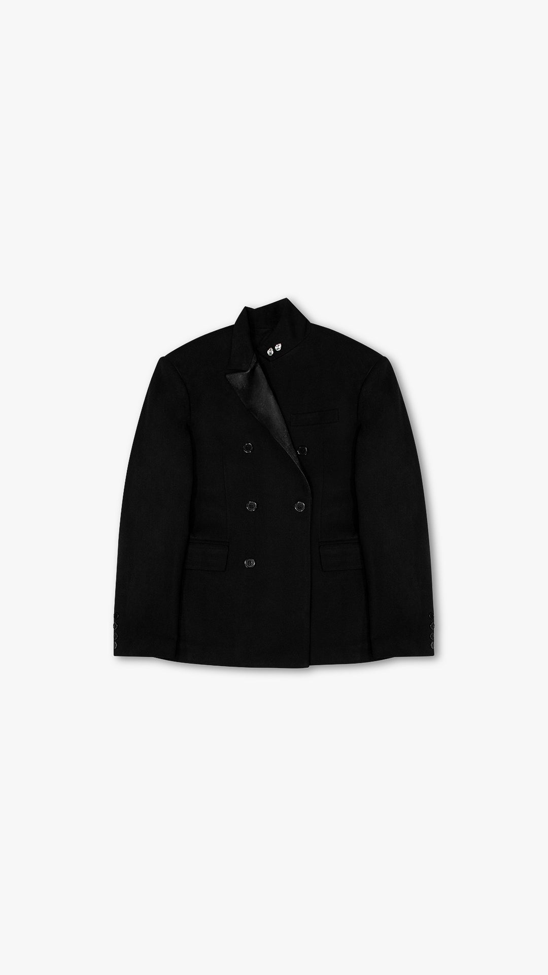 ITALIAN CASHMERE WOOL TUXEDO JACKET