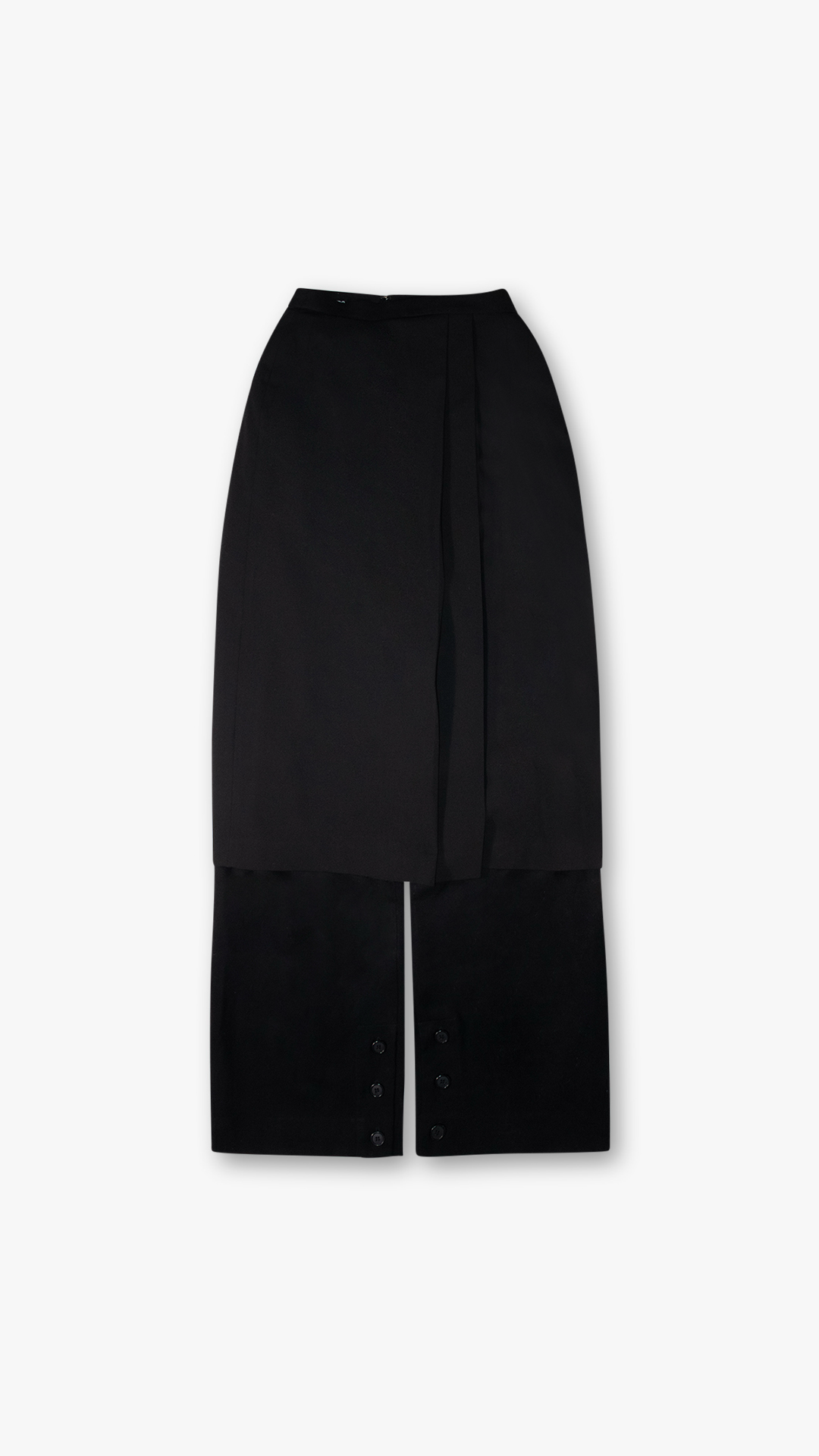 ITALIAN CASHMERE WOOL SKIRT TROUSER