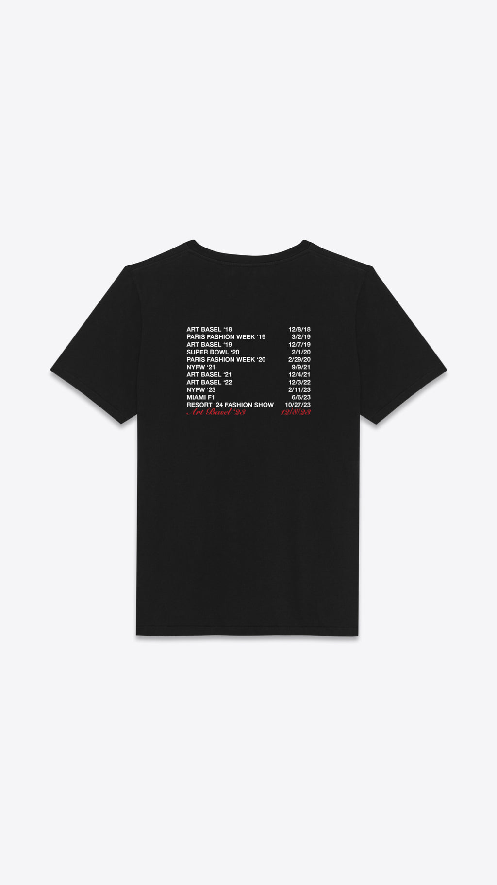 BURNING INTO THE ABYSS TOUR SHIRT