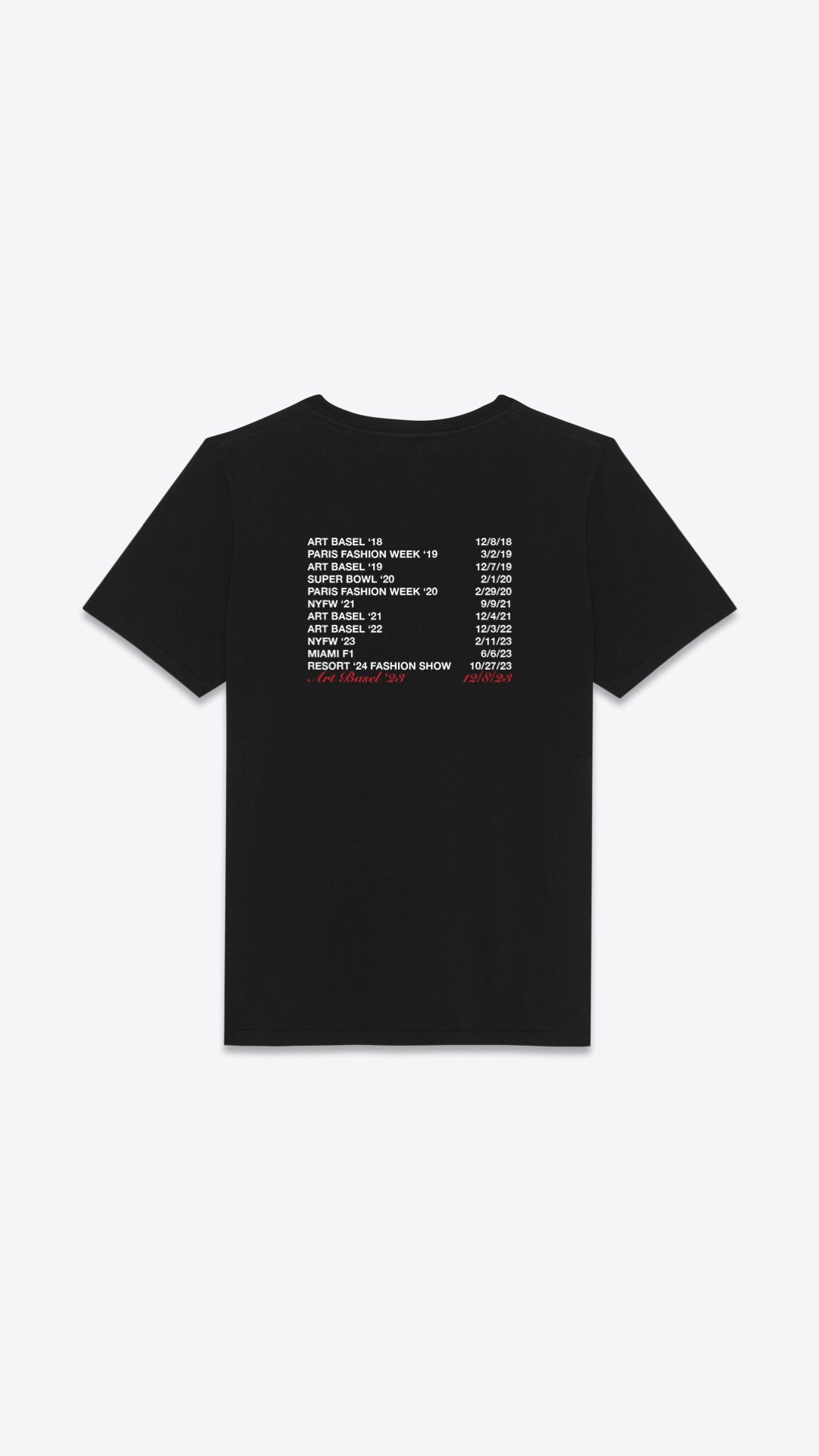 BURNING INTO THE ABYSS TOUR SHIRT