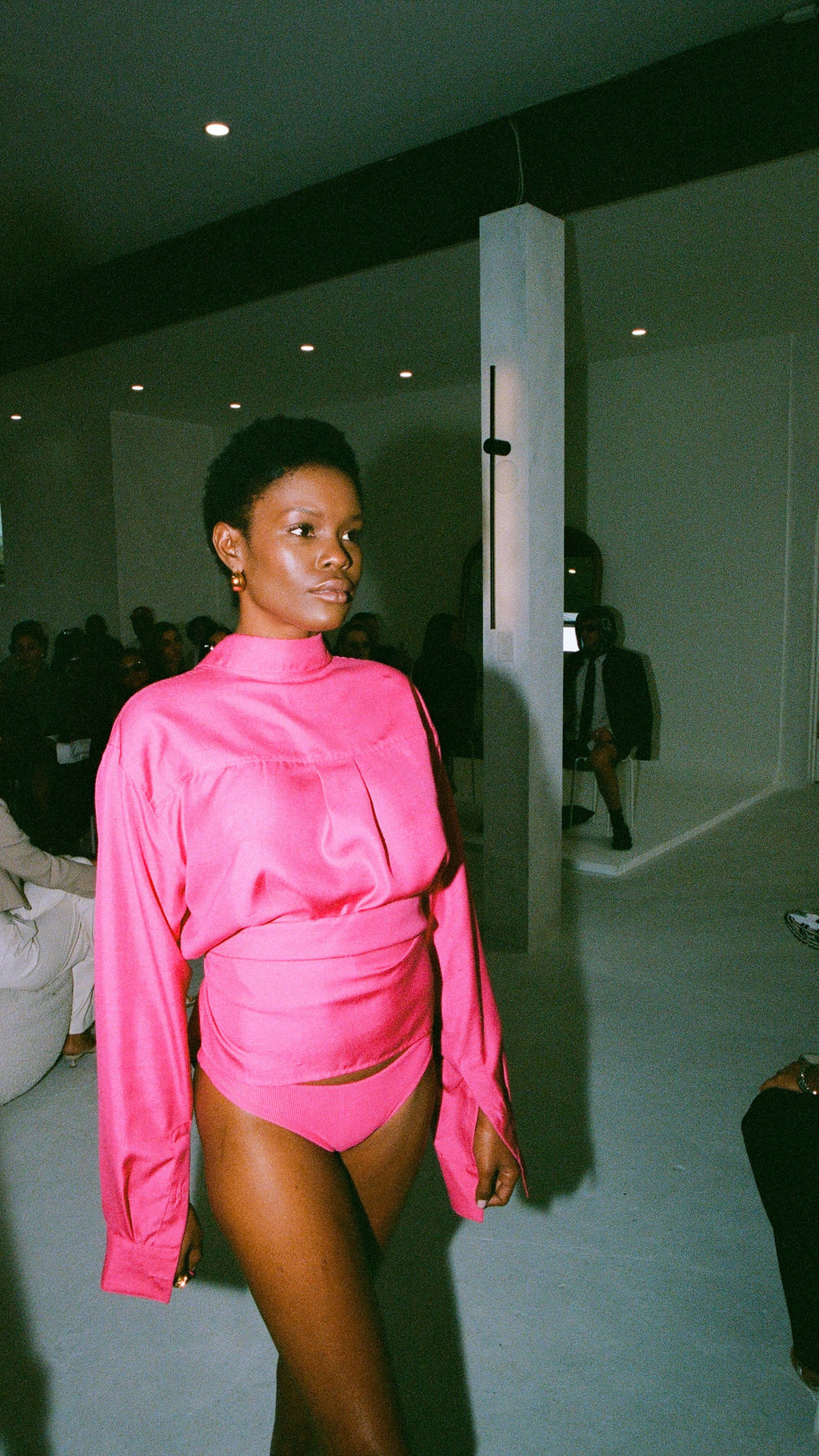 SILK LINEN OVERSIZED BUTTON UP