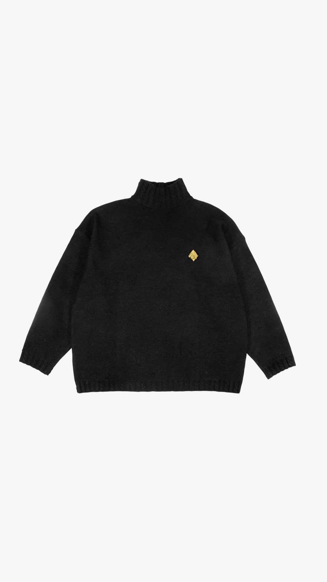 CASHMERE TURTLE NECK KNIT SWEATER