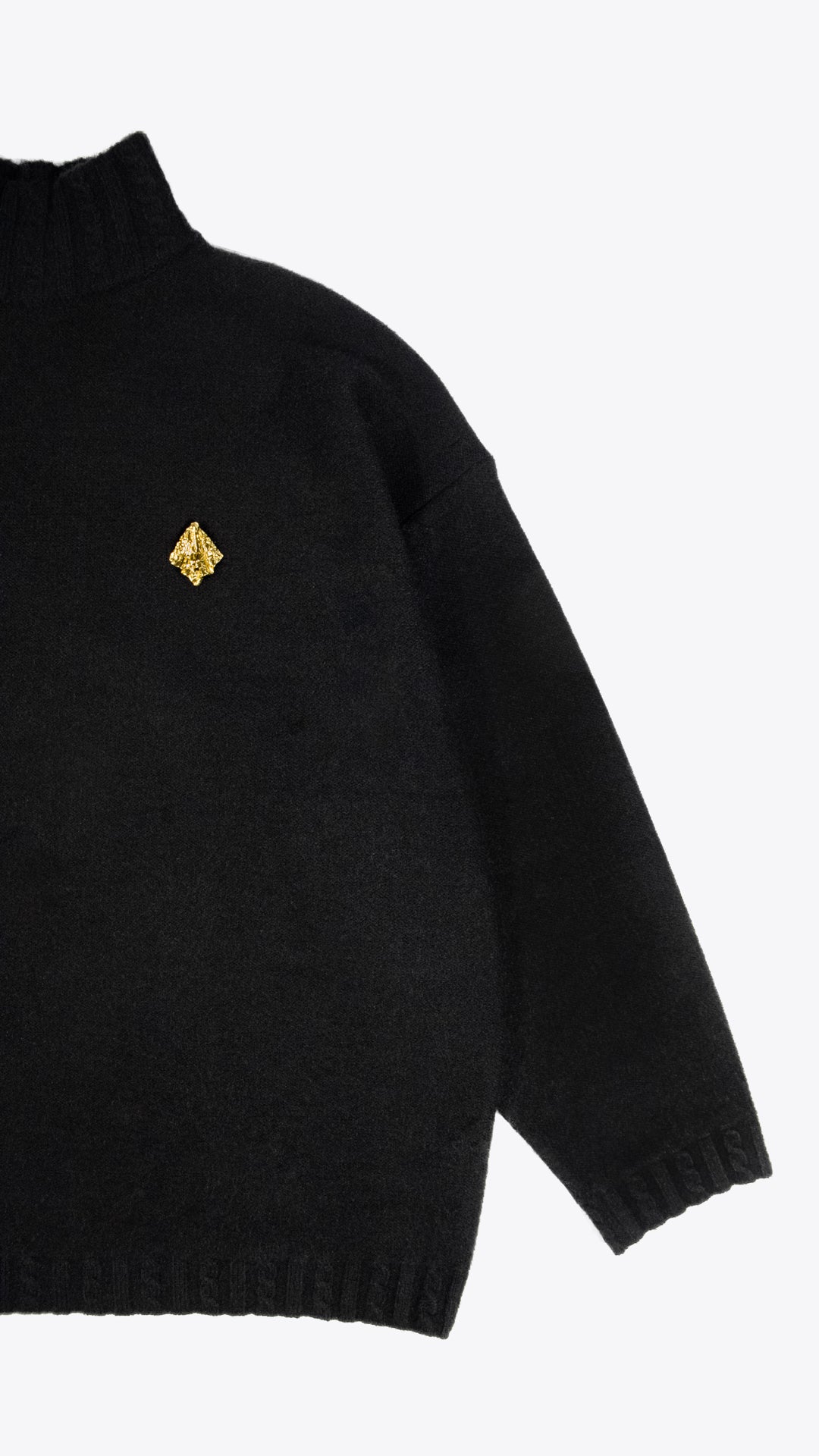 CASHMERE TURTLE NECK KNIT SWEATER