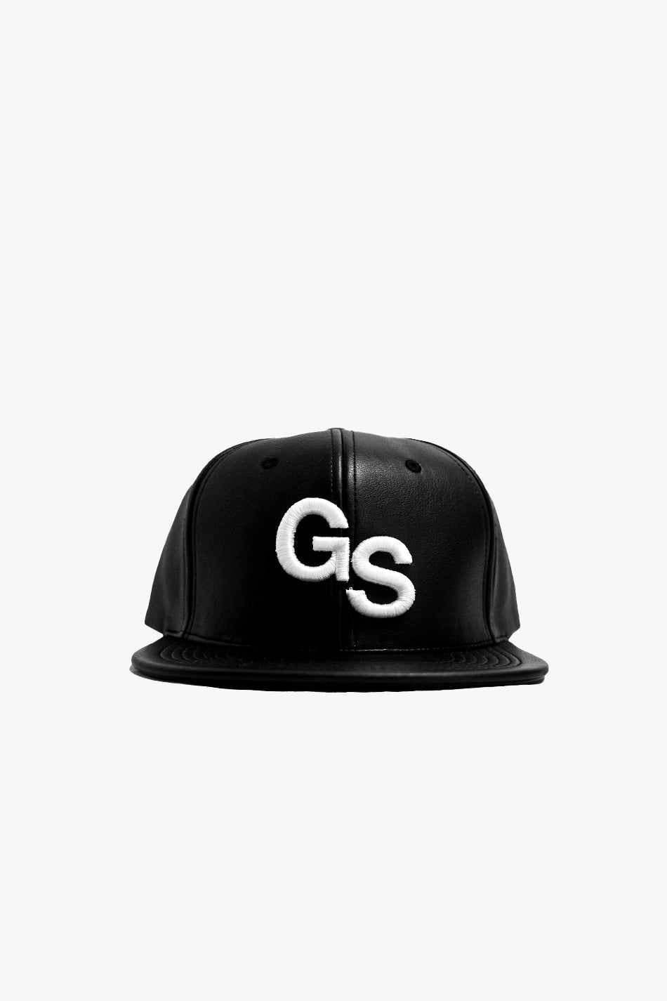 GS LOGO LEATHER SNAPBACK